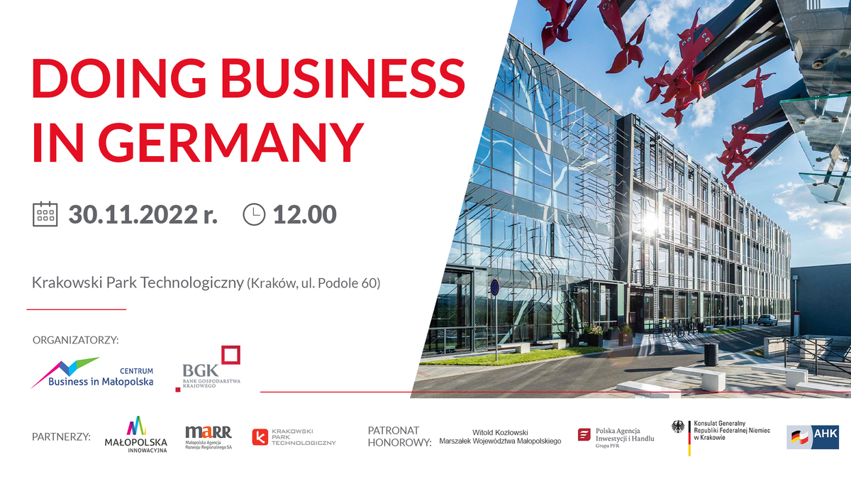 Konferencja „Doing business in Germany” - 30 listopada