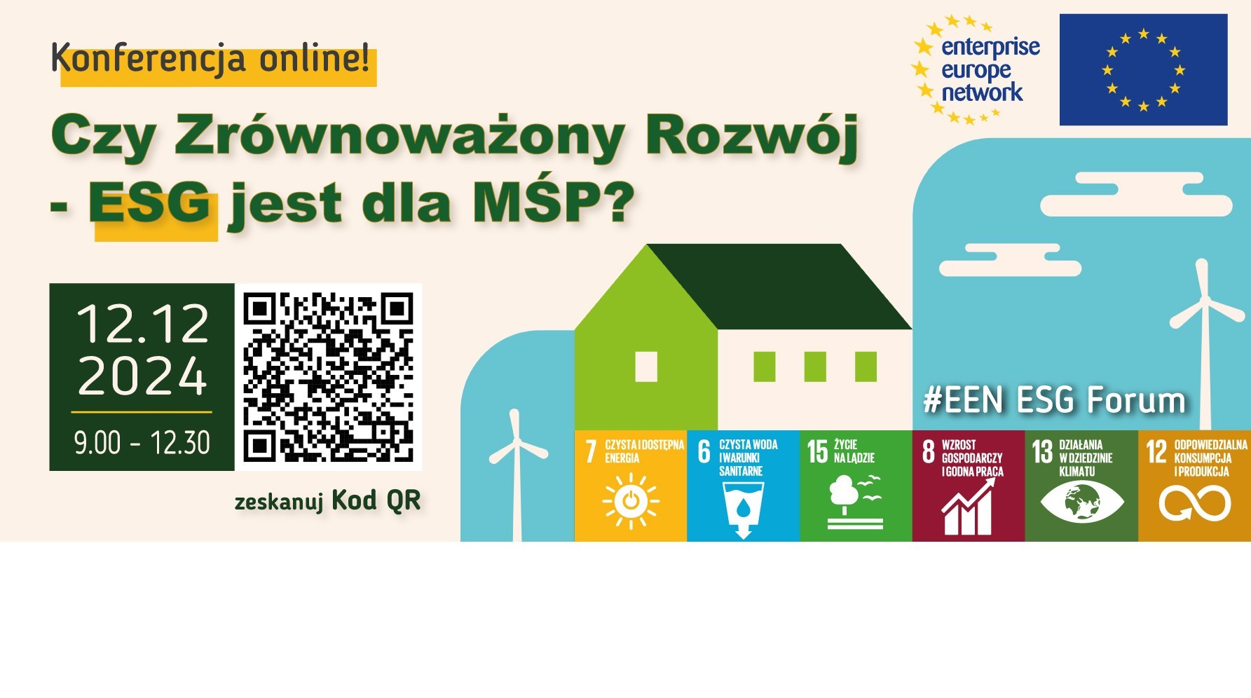 Konferencja online: „ESG dla MŚP – Zrównoważony Rozwój w Praktyce” 