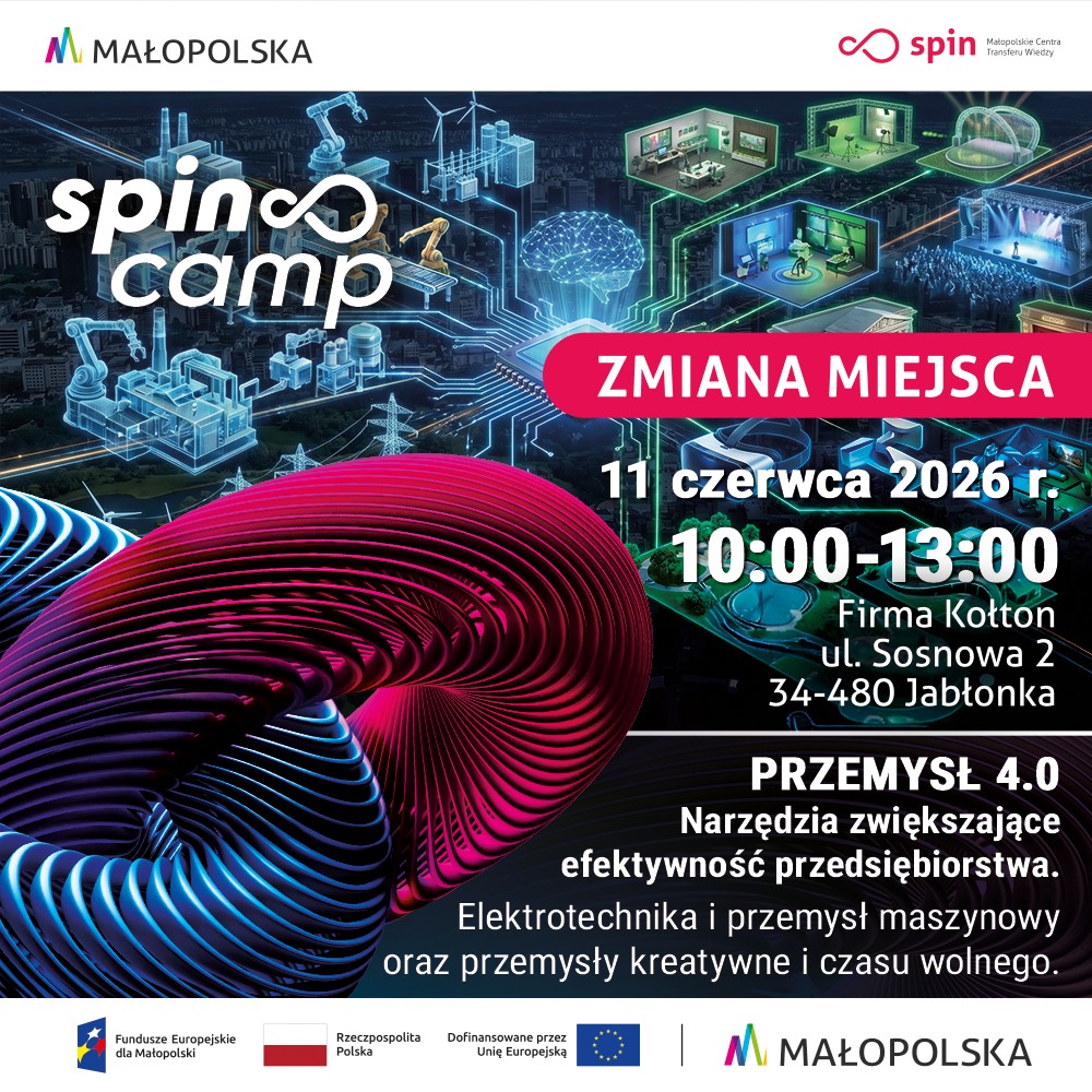 Przemysł 4.0 w praktyce – weź udział w warsztatach SPIN CAMP 